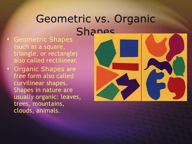geometric vs organic shapes